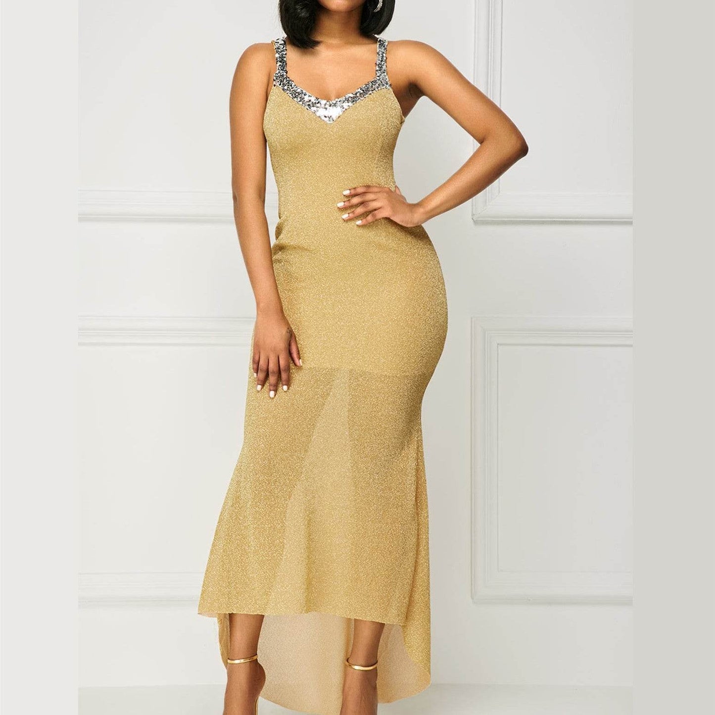 Women's Sequins Formal Dress Fashion - Velora
