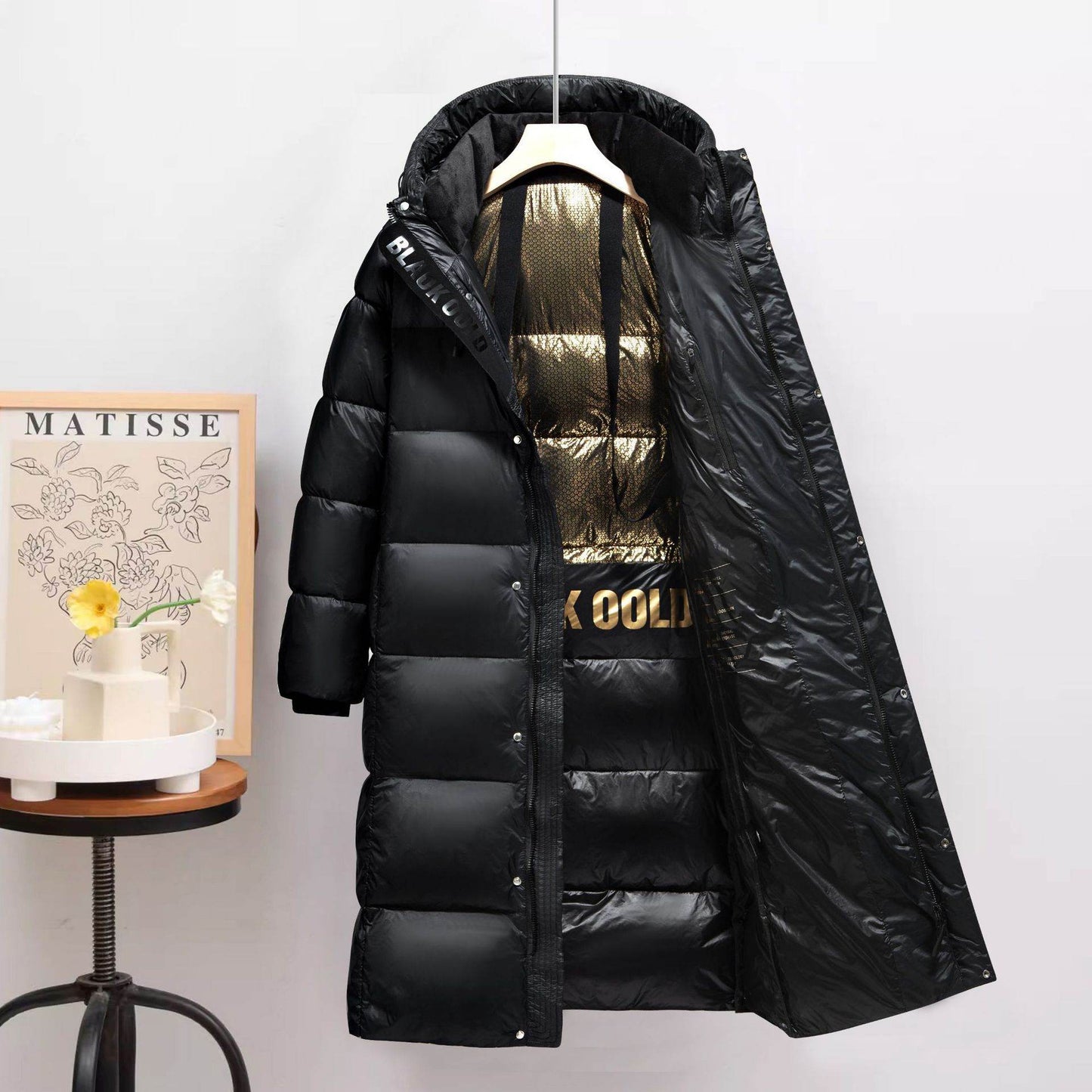 Winter New Down Jacket White Duck Down Thickened Hooded Jacket - Velora