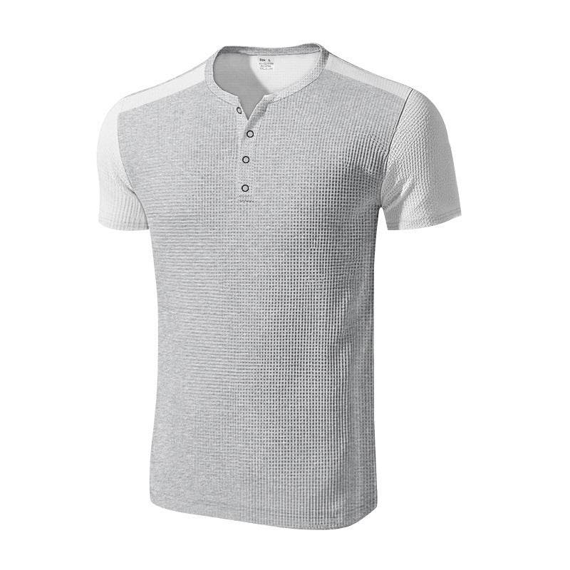 Plus Size Men's Color Block T-shirt - Velora