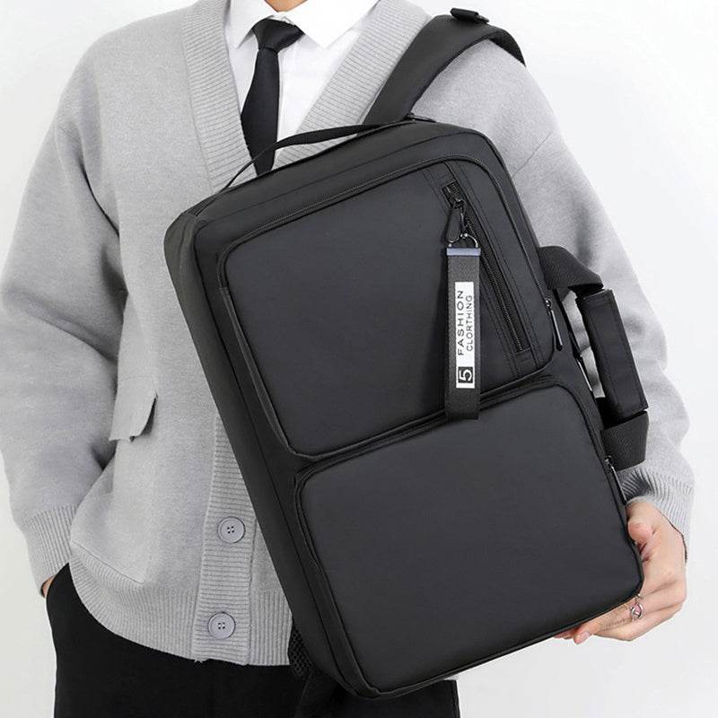 Multifunctional Backpack Large Capacity Business Laptop Bag Leisure Travel Commuter Schoolbag Portable Shoulder Bag - Velora