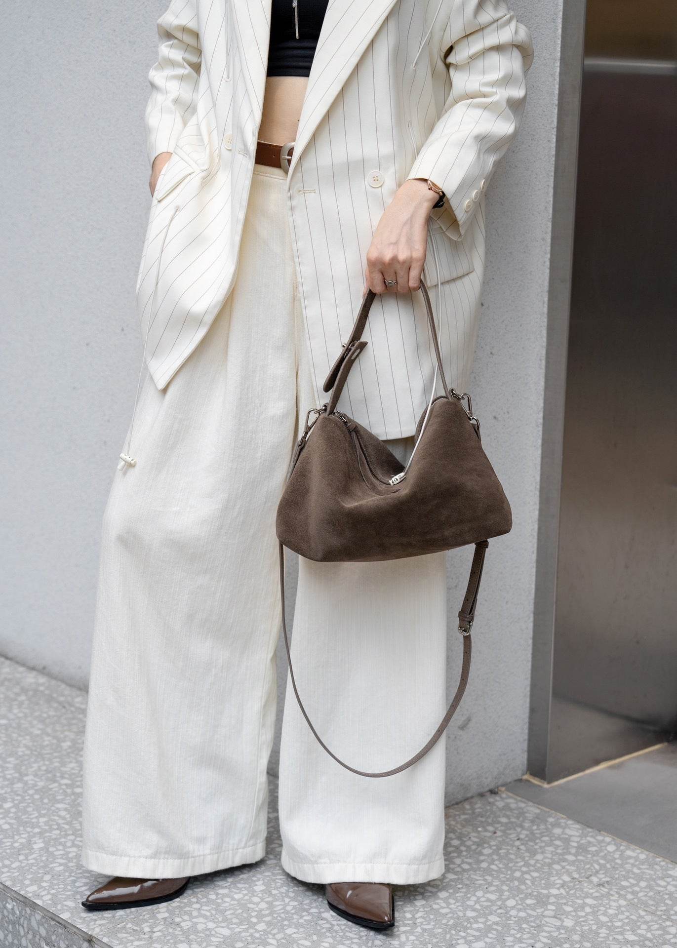Korean Fashion Simple Large Capacity Crossbody Bag - Velora