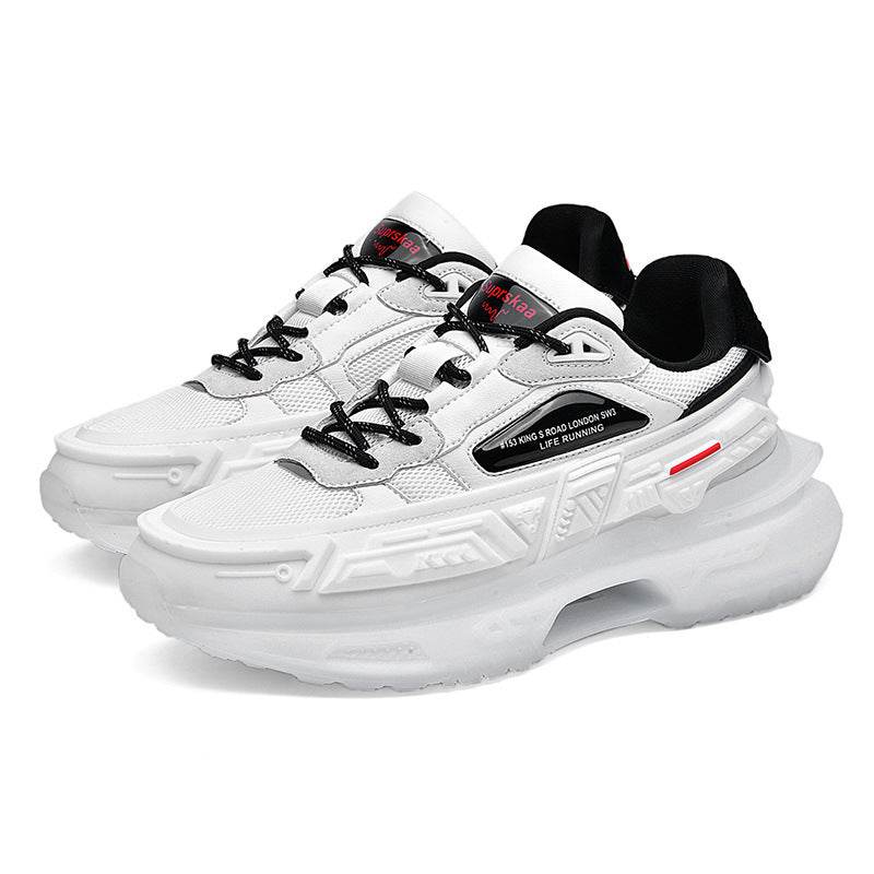 Popcorn Platform Running Sneakers Casual Low Top Qiankun Wheel Mecha Shoes - Velora
