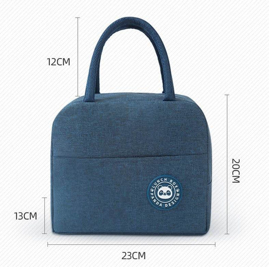 Portable Hand Carry Minimalist Fashion Insulated Work Lunch Bag for Women - Velora