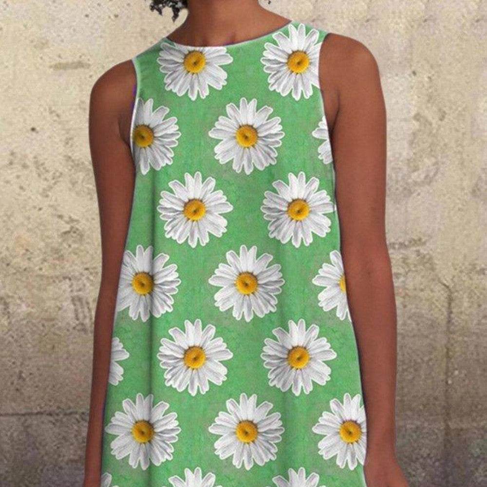 Women's Printed Holiday Sling Maxi Dress India - Velora