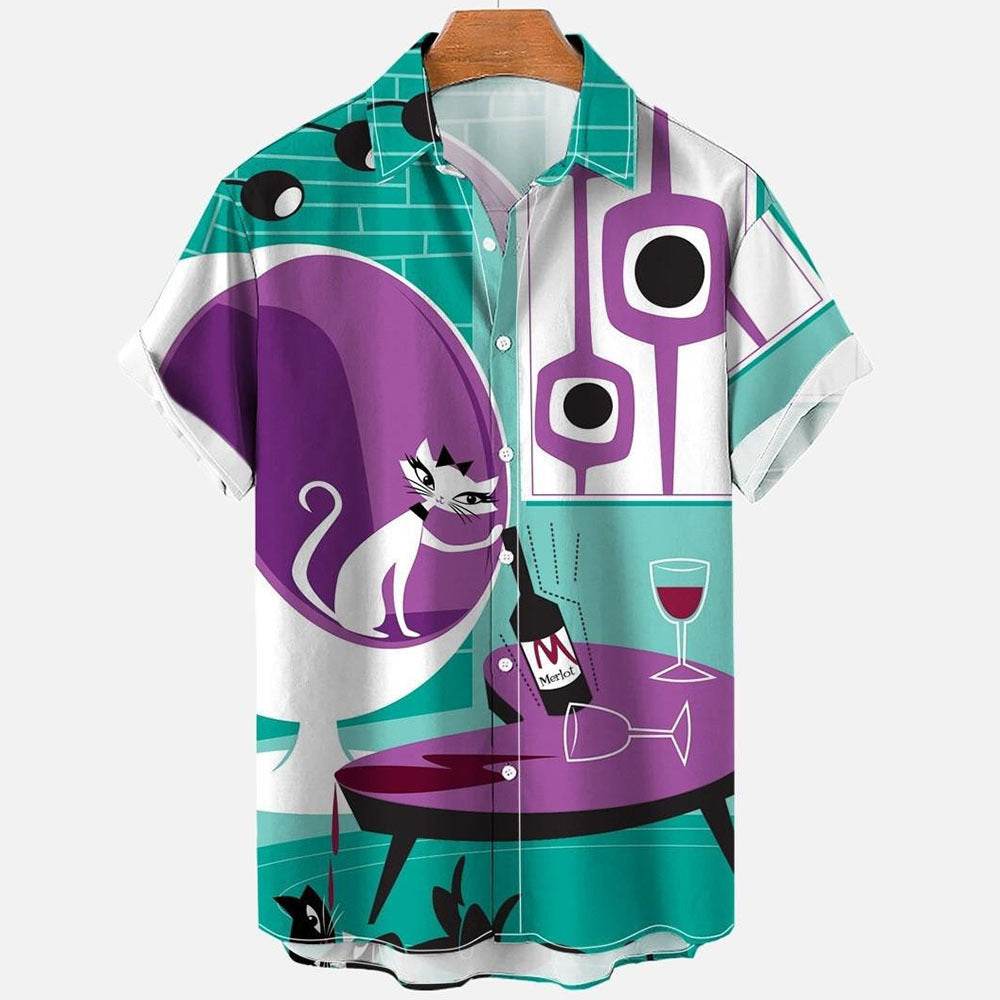 Digital Printed Large Shirt For Men - Velora