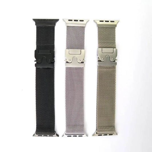 24mm Milan Titanium Watch Strap Suitable For Apple iwatch Smartwatch - Velora