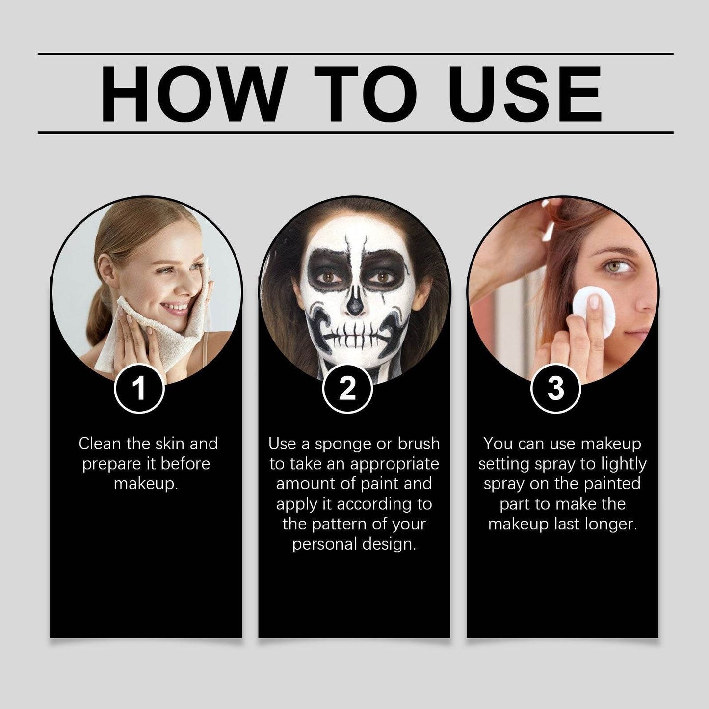 Halloween Face Colored Drawing Crayon Suit - Velora