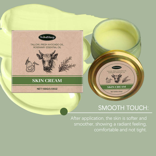 Tallow Cow Fat Natural Organic Skincare Cream - Velora