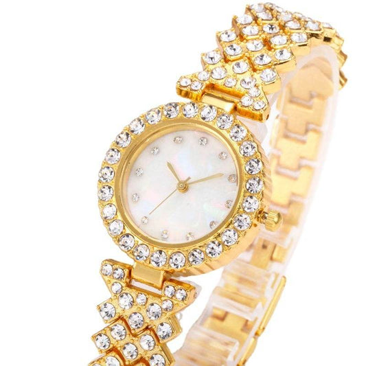 Fashion Simple Women's Quartz Watch Diamond Alloy - Velora