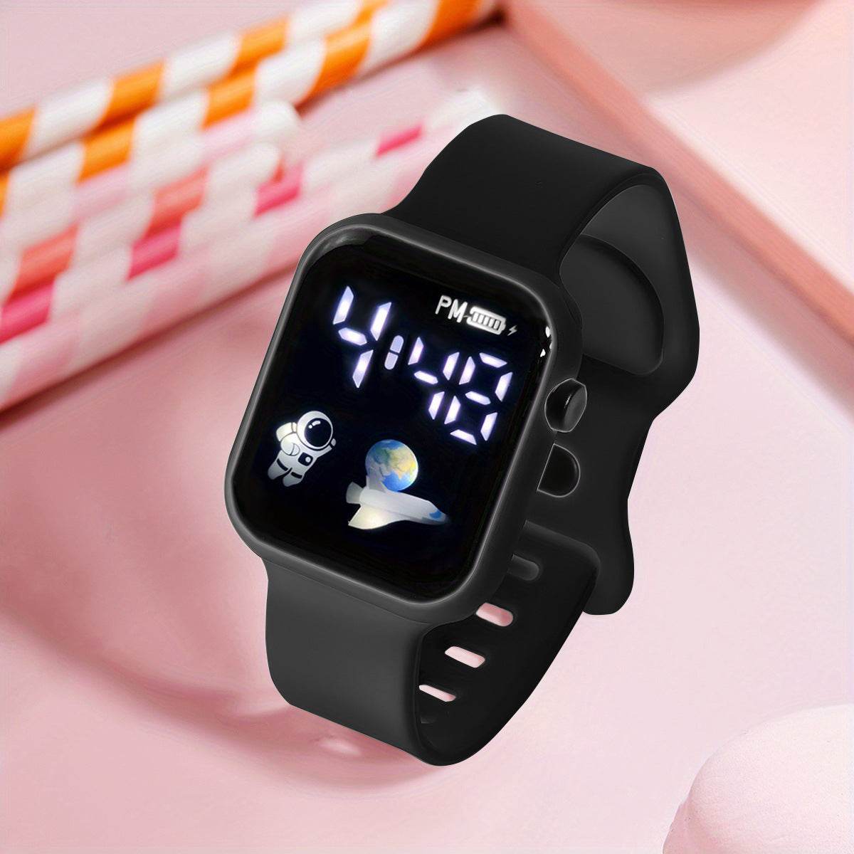 Technology Sense Good-looking Student Minimalist Fashion Waterproof Spaceman Electronic Watch - Velora