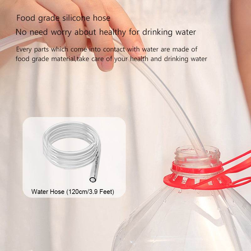 Desk Dispenser Electric Water Gallon Automatic Water Bottle Dispenser Rechargeable Water Dispenser - Velora