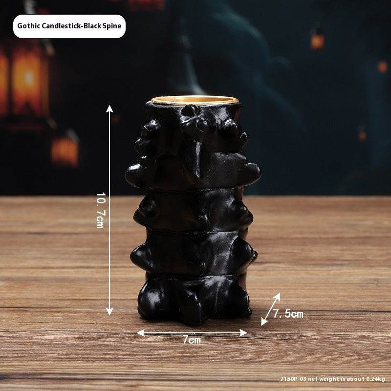 Halloween Heart Candlestick Decoration Horror Decoration Props - Velora