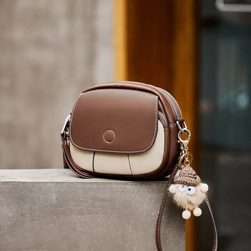 Special-interest Design Crossbody Bag Mini Small Round Bag Shoulder - Velora