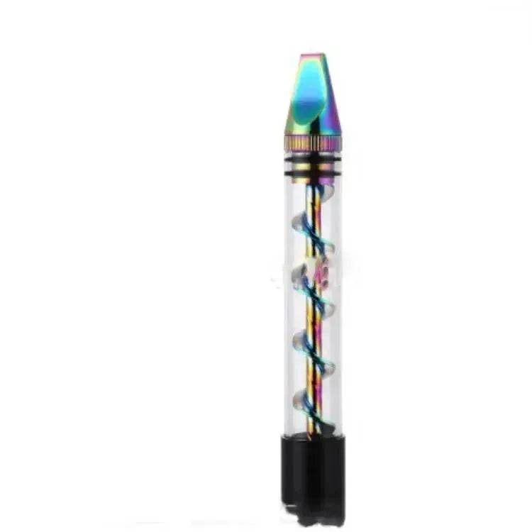 Creative And Simple Dry-burning Atomizer Spiral Pipe Glass Blunt - Velora