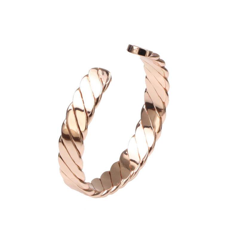 Rose Gold Copper Bracelet Large S Magnetic - Velora