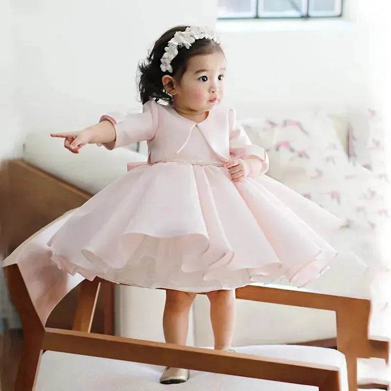 Little Bridesmaid Flower Girl Dress Princess ball dress for baby girl - Velora