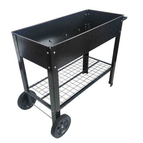 Rolling Mobile Raised Garden Bed Cart Planter Garden Bed Cart - Velora