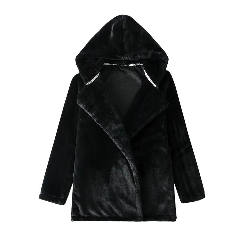 Temperament Commuter Lightly Cooked Bunny Fleece Jacket - Velora