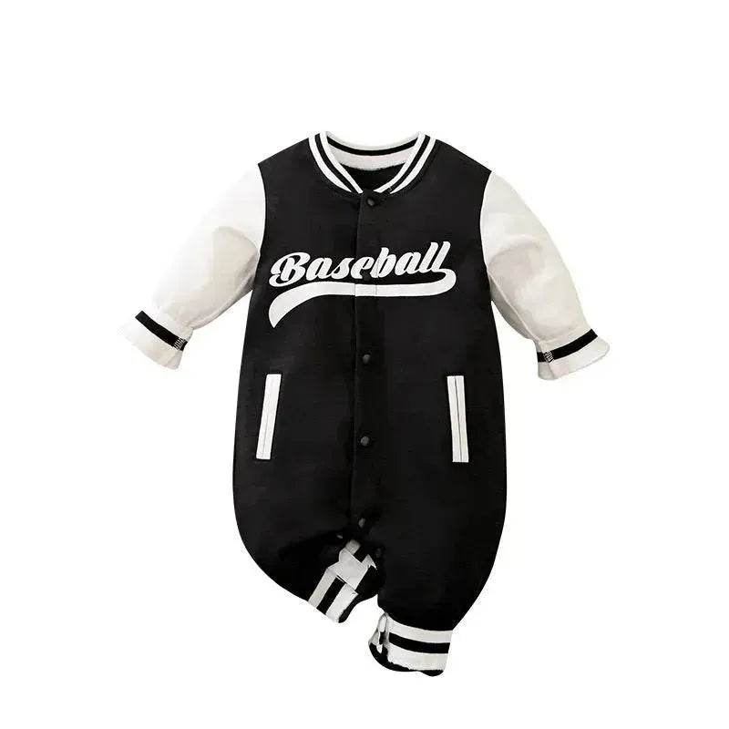 Baby One-piece Spring And Autumn Romper Baseball Uniform cloth - Velora