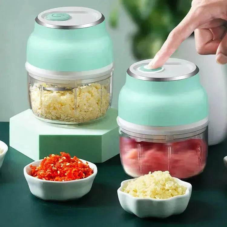 Electric Mini Garlic Masher Small Household Appliances Meat Grinder - Velora