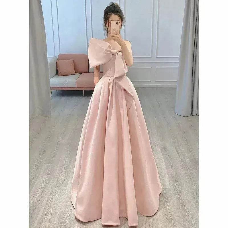 Evening Gown Bride Engagement Dress French Bridesmaid Dress - Velora