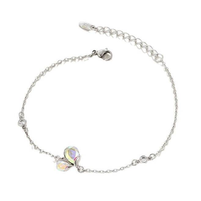 Artificial Crystal Series Water Drop Bracelet Colorful Special-interest Design Sweet - Velora