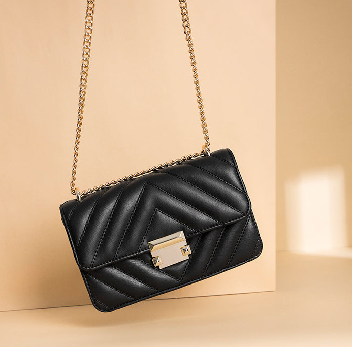 Chanel Style Chain Crossbody Bag for Women