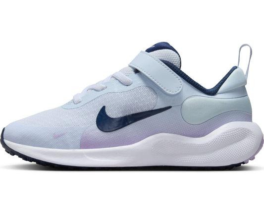 Nike Revolution 7 Mens Casual Shoes (FB7690-004Football Grey/Midnight Navy-Lilac Bloom) Size 13