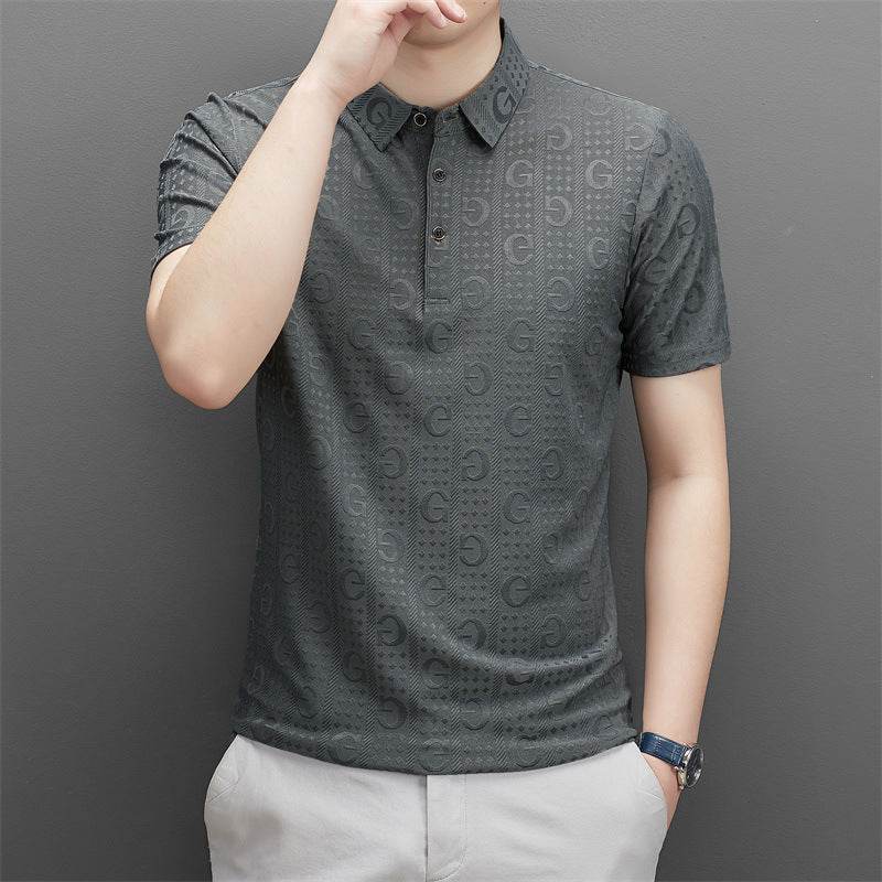 Polo Shirt Men's Summer Middle-aged Lapel Fashion Casual - Velora