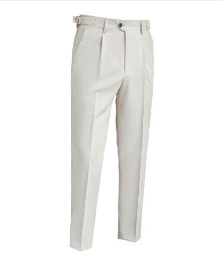 Autumn Dream Gray Suit Knitted Sweater And Light Vest With White Pants - Velora