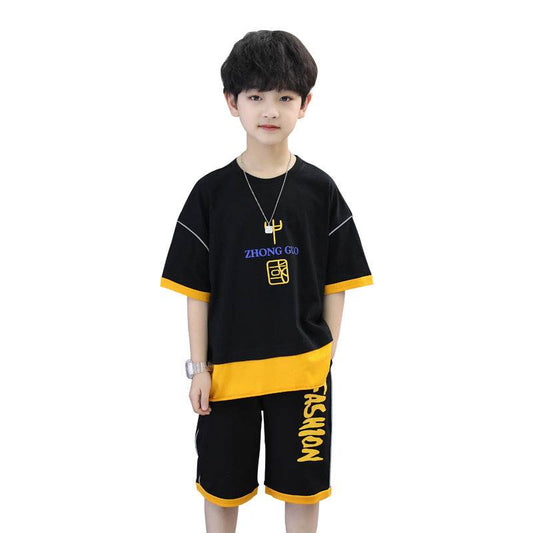 Middle-aged Children's Printed Two-piece Clothing - Velora