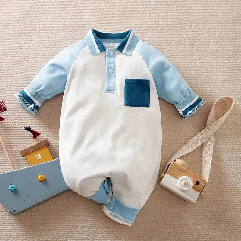 Baby One-piece Spring And Autumn Romper Baseball Uniform cloth - Velora