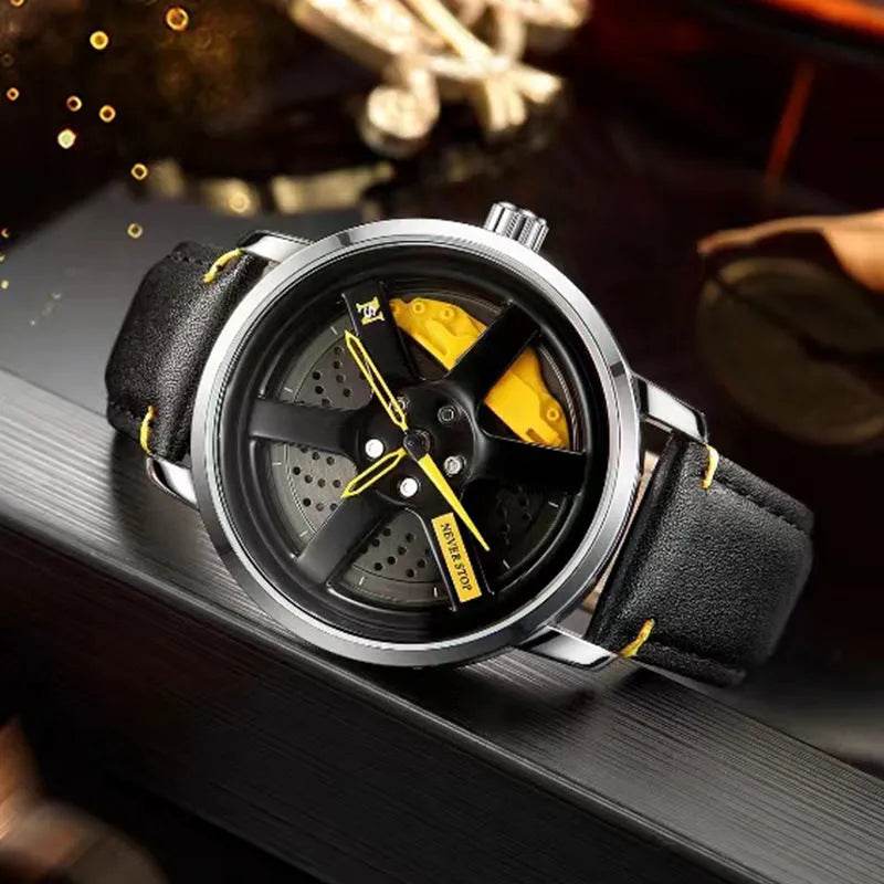 Quartz Men's Mesh Strap Trendy Unique Dial Watch - Velora