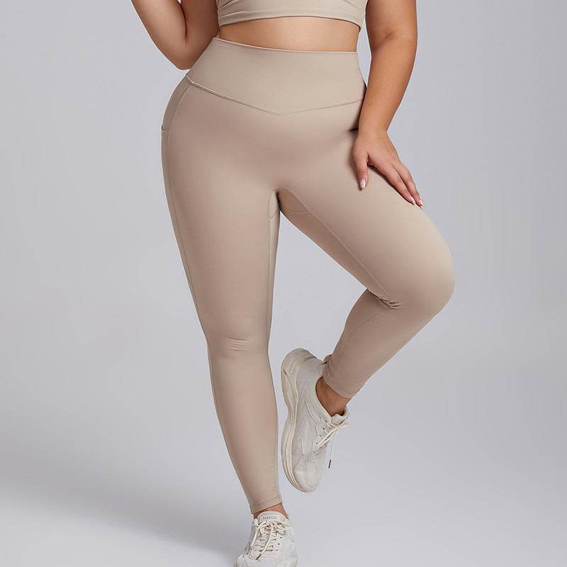 Plus Size Women Sports Workout Gym - Sleeveless Crop and Pant - Velora