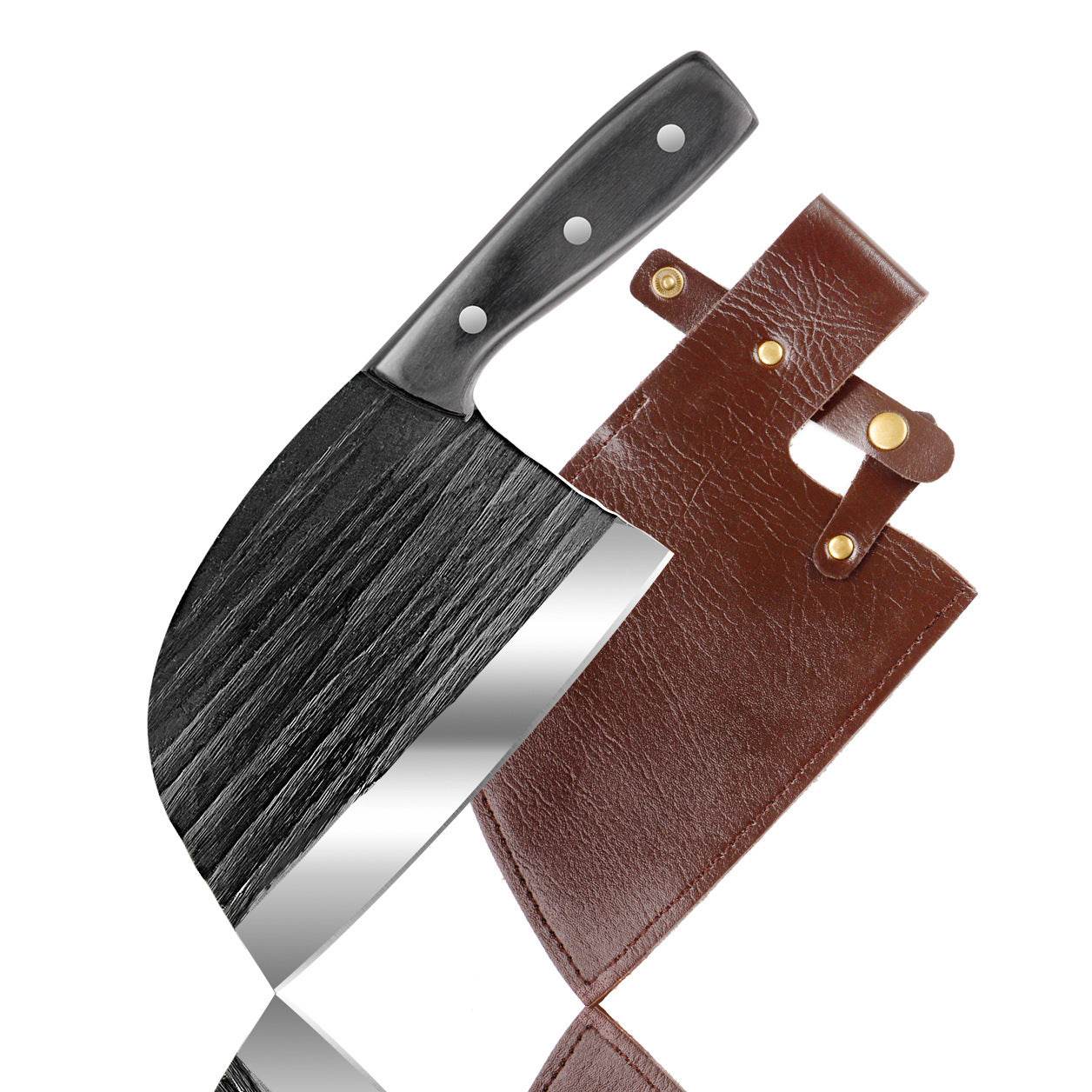 Hand-forged Kitchen Slicing Knife Dedicated For Chefs Cleaver Stainless Steel - Velora