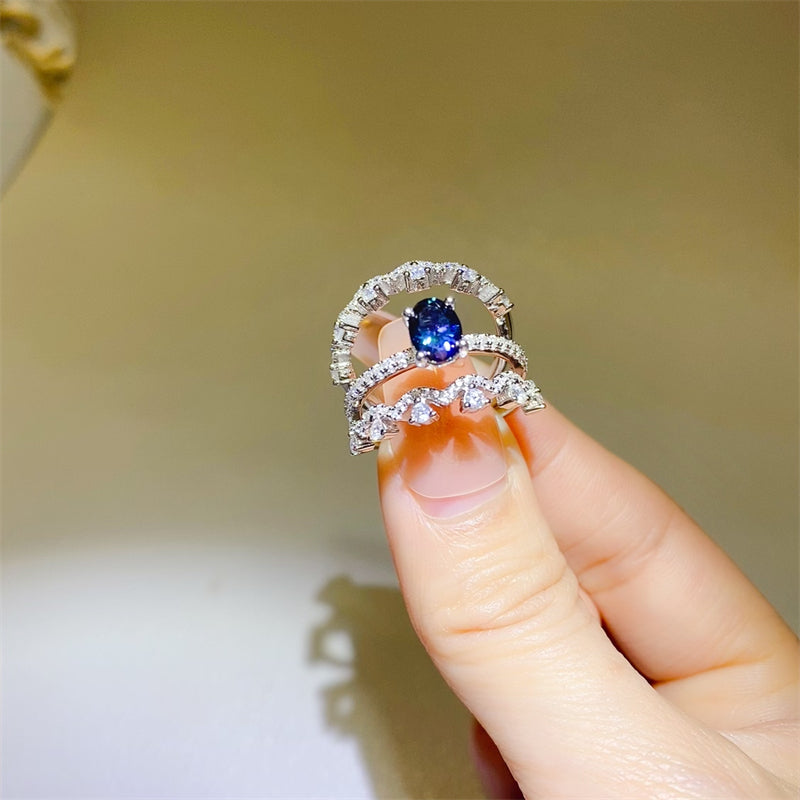 1 Carat Moissanite 925 Sterling Silver Ring https://like2b-uy