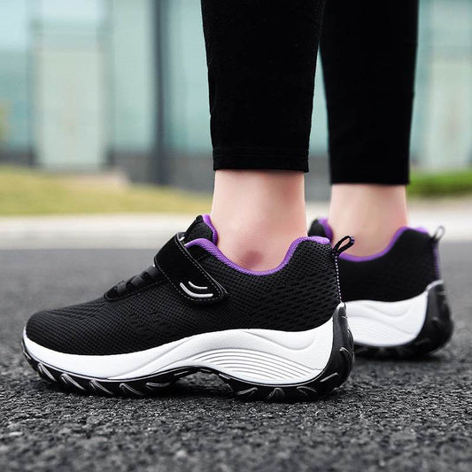 Running Shoes, Outdoor Key-step Sports Shoes, Thick-soled Height-increasing Shoes - Velora