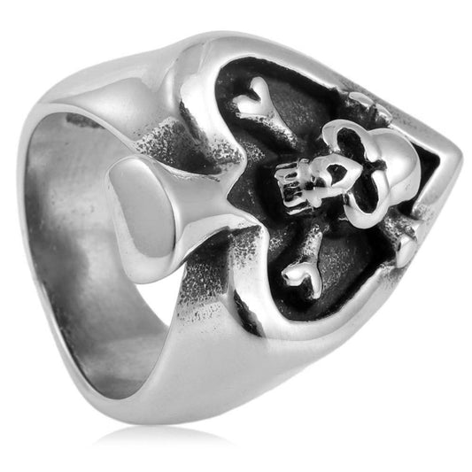 Artistic Retro Men's Ring Skull - Velora