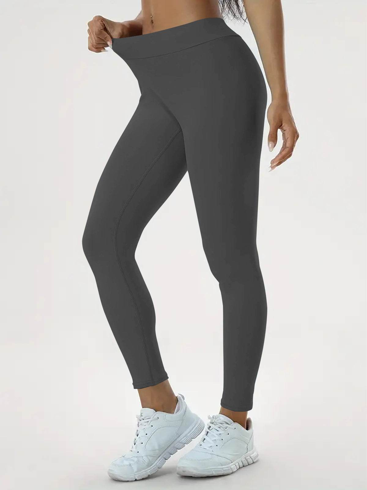 Women's Yoga Pants High Waist Lift High Elastic Tight Fitness Trousers - Velora