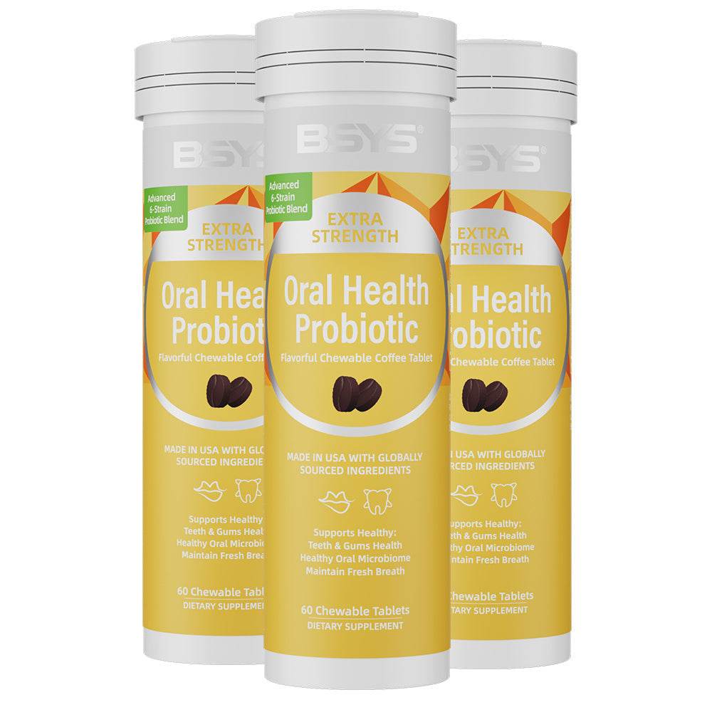 BSYS Coffee Lovers Meet Your New Obsession Oral Probiotic Chews That TASTE LIKE COFFEE High-quality Supplements For Your Mouth No Gross Aftertaste, Just That Rich, Roasty Vibe. Game Changer - Velora