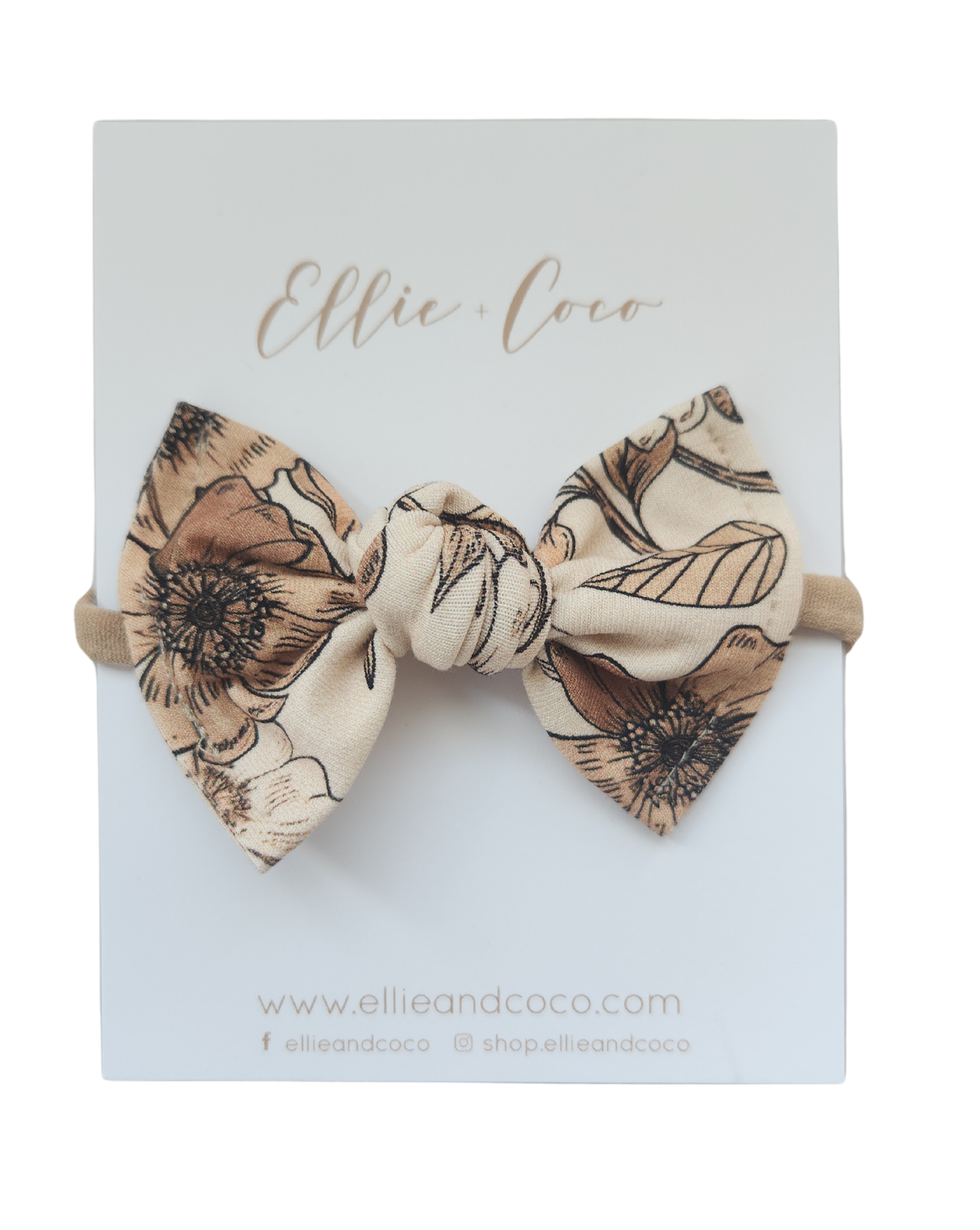 Knot Bow | Autumn Floral - Velora