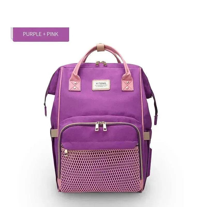 Fashion Brest feeding Mummy Maternity Nappy Bag Backpack Nappy Changing Bag Maternity Diaper Bag - Velora
