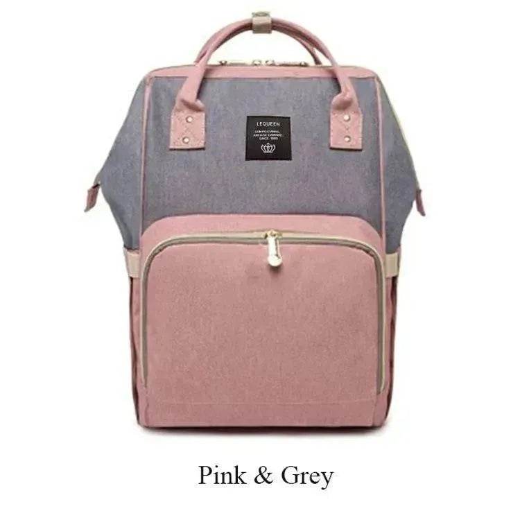 Fashion Brest feeding Mummy Maternity Nappy Bag Backpack Nappy Changing Bag Maternity Diaper Bag - Velora
