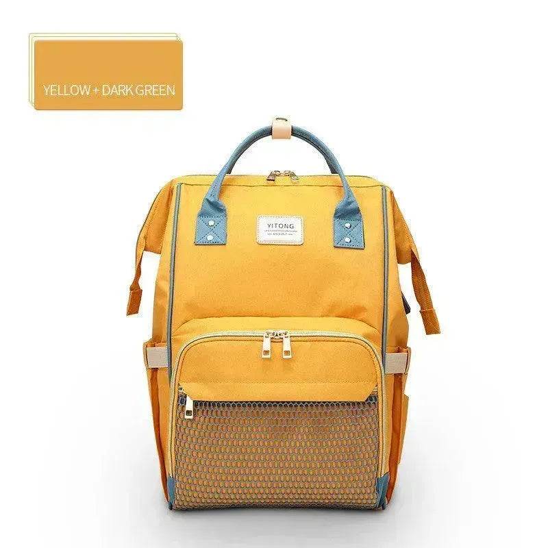 Fashion Brest feeding Mummy Maternity Nappy Bag Backpack Nappy Changing Bag Maternity Diaper Bag - Velora