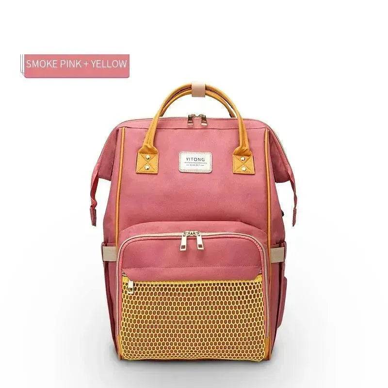Fashion Brest feeding Mummy Maternity Nappy Bag Backpack Nappy Changing Bag Maternity Diaper Bag - Velora