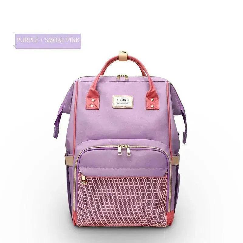Fashion Brest feeding Mummy Maternity Nappy Bag Backpack Nappy Changing Bag Maternity Diaper Bag - Velora