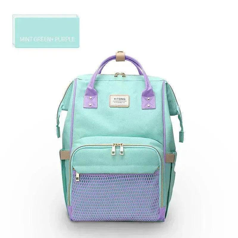 Fashion Brest feeding Mummy Maternity Nappy Bag Backpack Nappy Changing Bag Maternity Diaper Bag - Velora