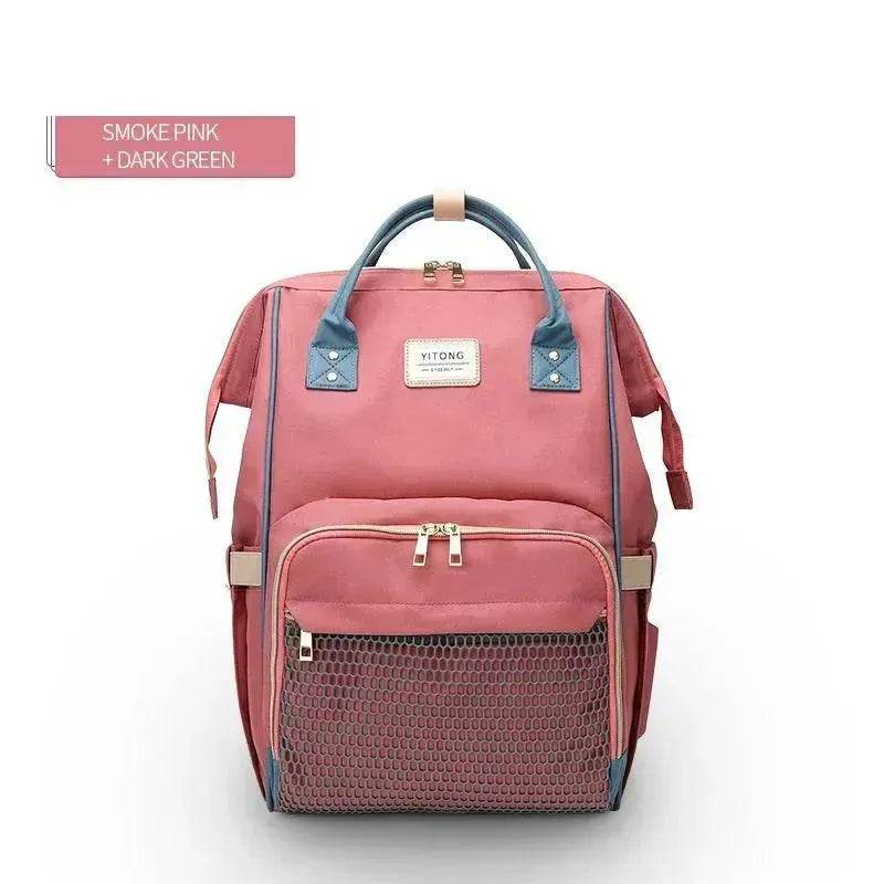 Fashion Brest feeding Mummy Maternity Nappy Bag Backpack Nappy Changing Bag Maternity Diaper Bag - Velora