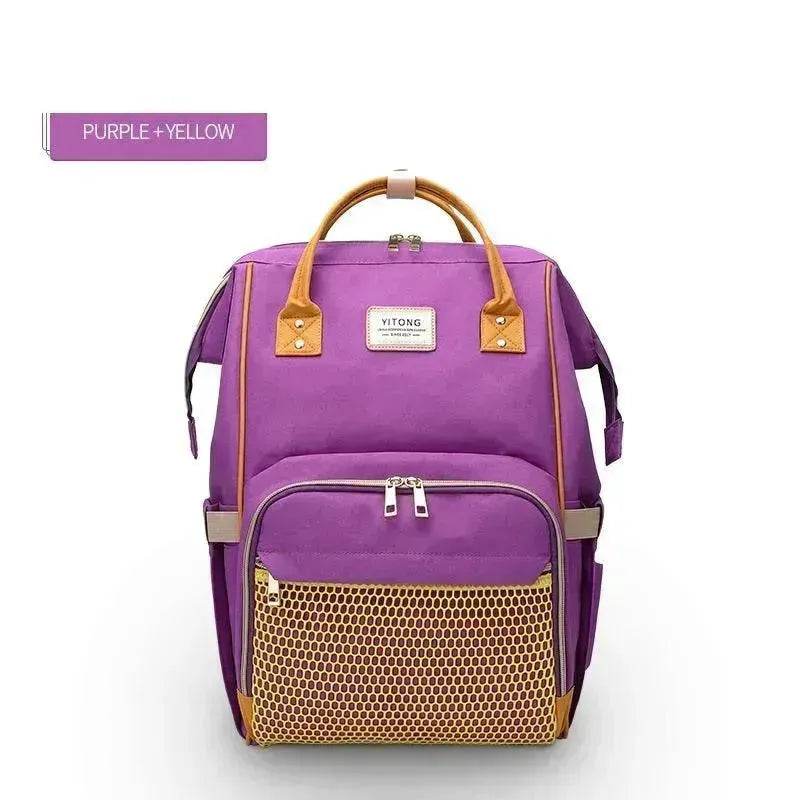 Fashion Brest feeding Mummy Maternity Nappy Bag Backpack Nappy Changing Bag Maternity Diaper Bag - Velora