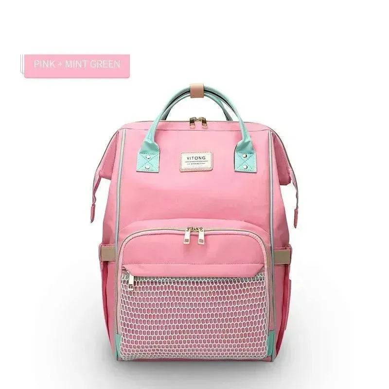 Fashion Brest feeding Mummy Maternity Nappy Bag Backpack Nappy Changing Bag Maternity Diaper Bag - Velora
